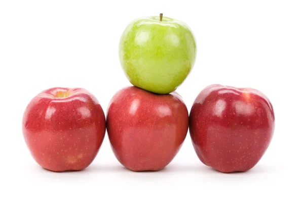 Πράσινο μήλο, κόκκινο μήλο Royalty Free Φωτογραφίες Αρχείου