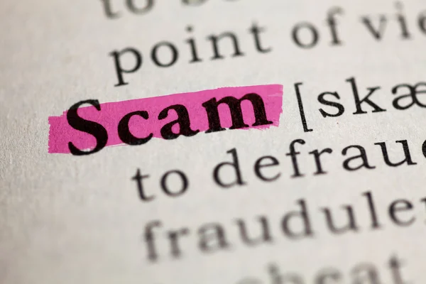 Scam — Stock Photo, Image