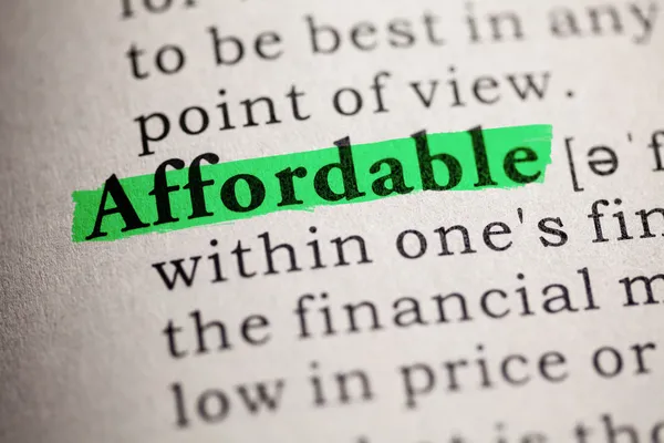 Affordable — Stock Photo, Image