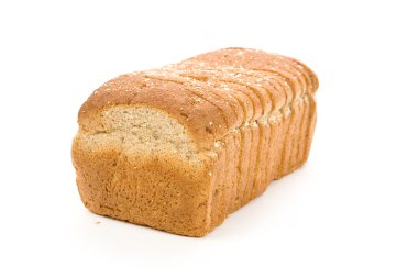 dilimlenmiş kahverengi ekmek