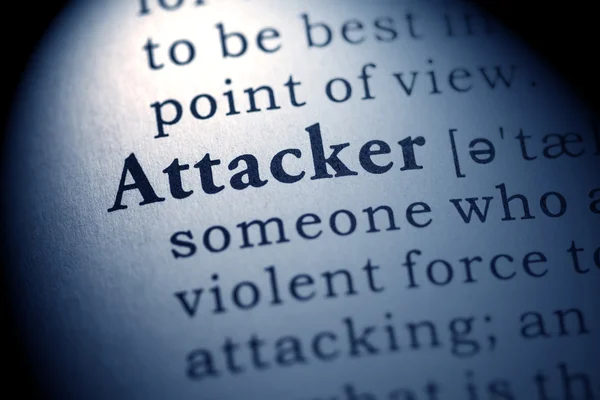 Attacker — Stock Photo, Image