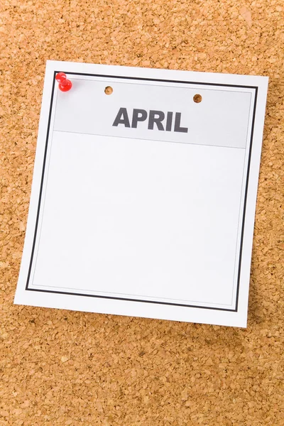 Blank Calendar — Stock Photo, Image