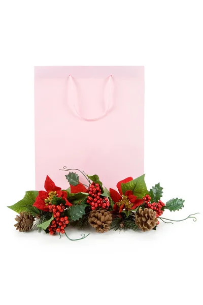 Christmas shoppingväska — Stockfoto