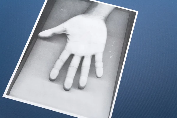 Photocopy of hand — Stock Photo, Image