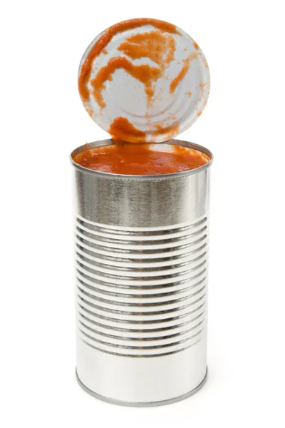 Salsa de tomate Can —  Fotos de Stock