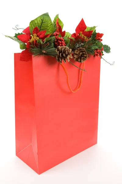 Shopping bag di Natale — Foto Stock