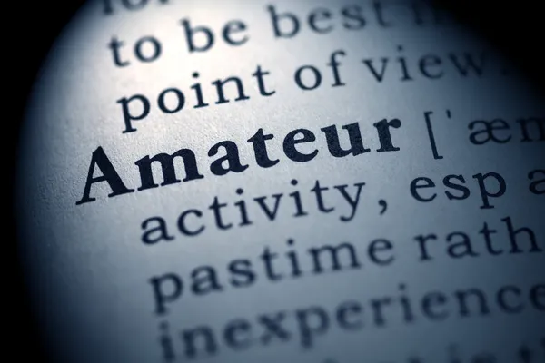 Amateur — Stock Photo, Image