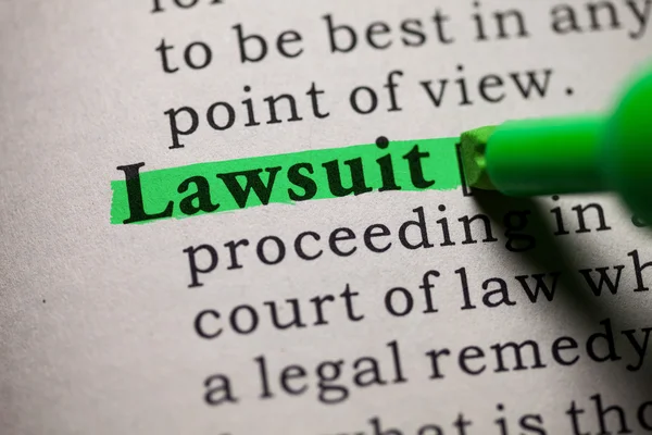 Lawsuit — Stock Photo, Image