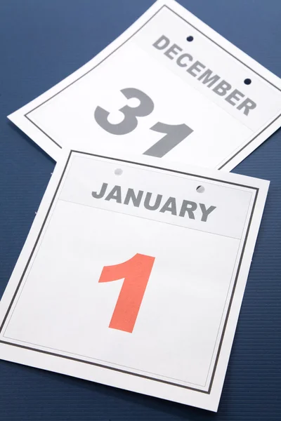 Calendar New Year's Day — Stock Photo, Image