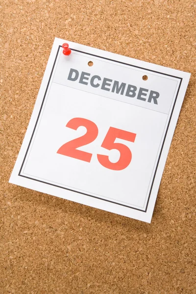 Calendar Day Christmas — Stock Photo, Image