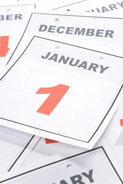 Calendario Día de Año Nuevo — Foto de Stock