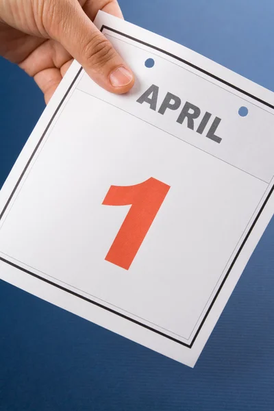 Calendar Fools' Day — Stock Photo, Image