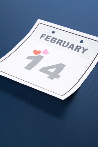 Calendar Valentine's Day — Stock Photo, Image