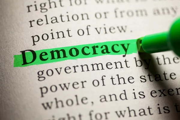 Democrazia — Foto Stock