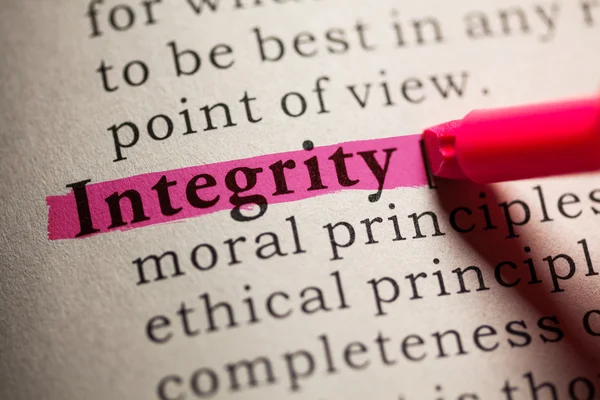 Integrity — Stock Photo, Image