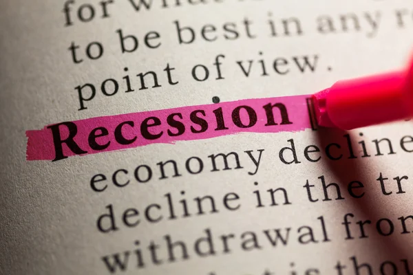 Recession — Stock Photo, Image