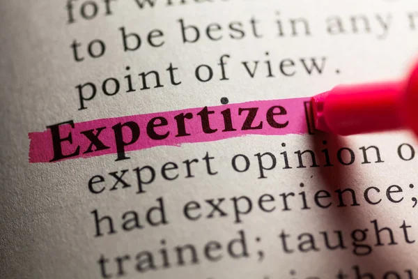 Expertise — Stockfoto