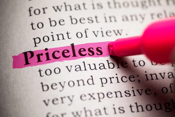 Priceless — Stock Photo, Image