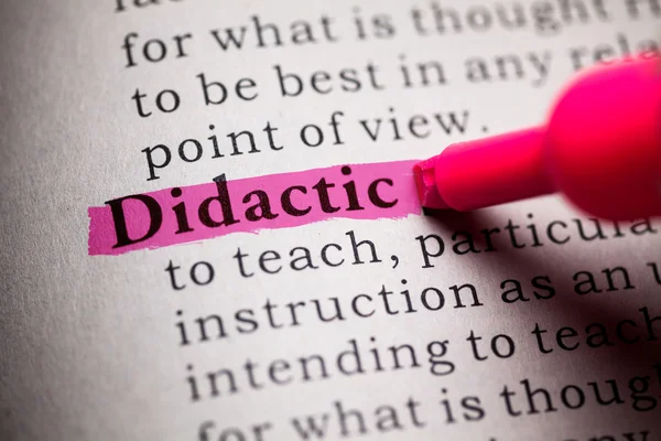 Didactic — Stock Photo, Image