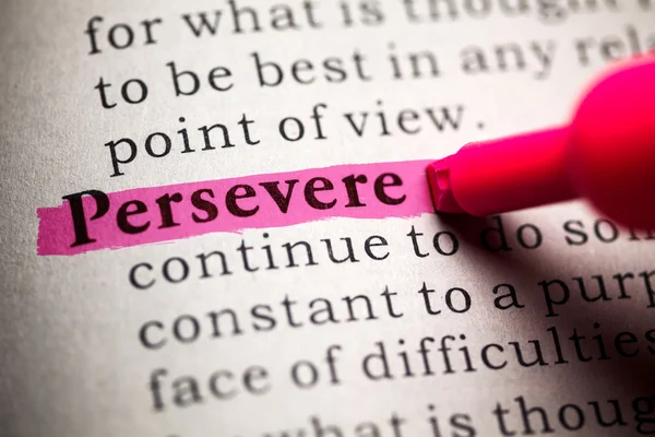 Perseverar — Fotografia de Stock