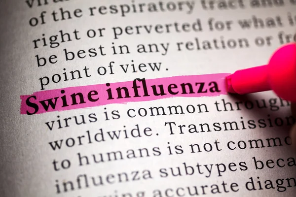 Swine influenza — Stock Photo, Image