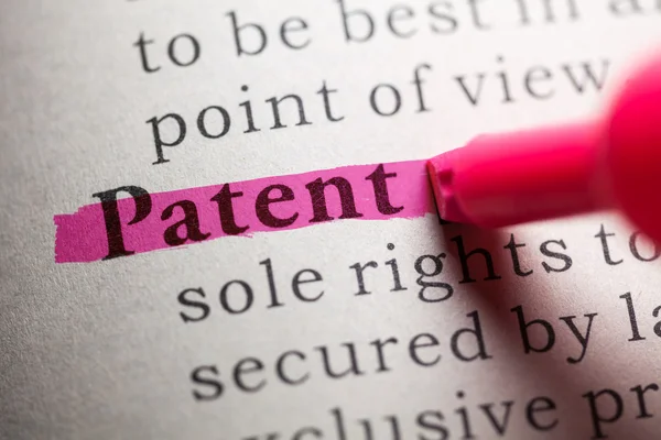 Patent — Stock Photo, Image