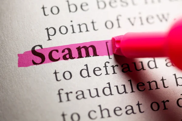 Scam — Stock Photo, Image