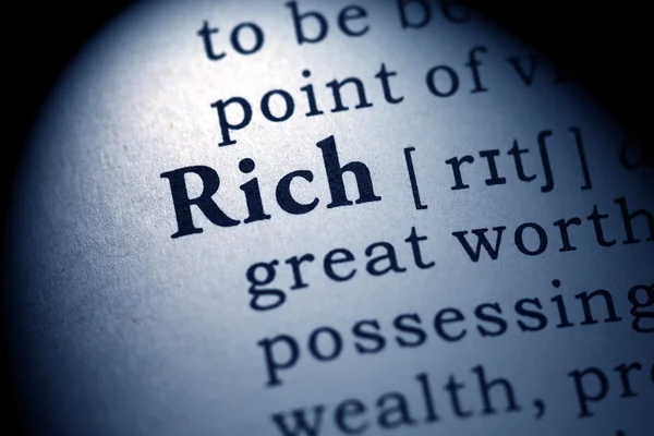 Rich — Stock Photo, Image