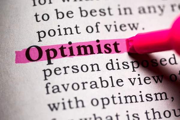 Optimist — Stockfoto