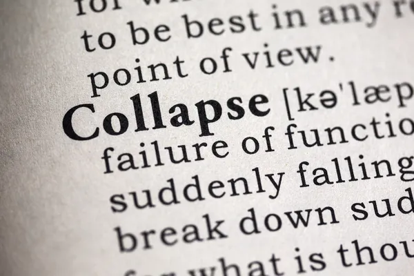 Collapse — Stock fotografie