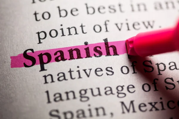 Spanish — Stock Photo, Image