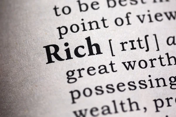 Rich — Stock Photo, Image