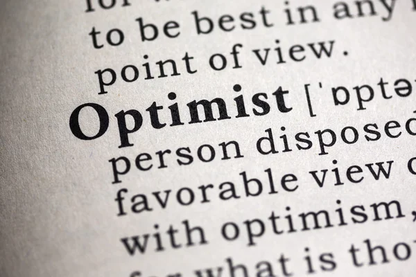 Optimist — Stockfoto