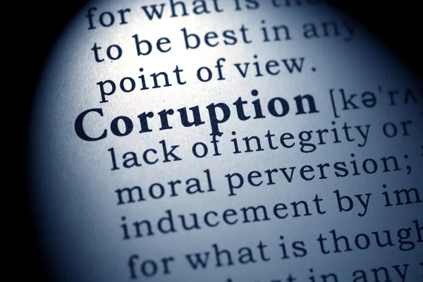 Corruption — Stock Photo, Image