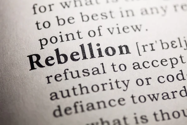 Rebelión — Foto de Stock