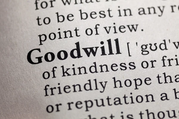 Goodwill — Stockfoto