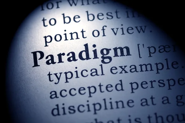 Paradigma — Foto de Stock