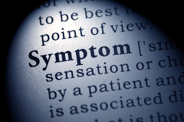 Symptom — Stock Photo, Image