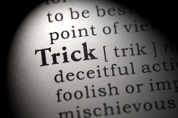 Trick — Stockfoto