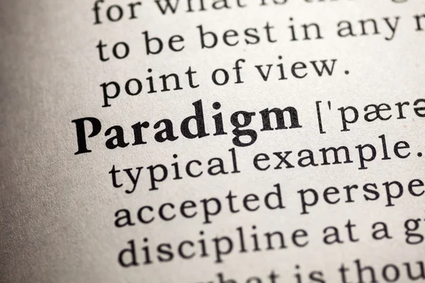 Paradigm — Stock Photo, Image