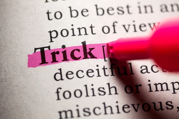 Trick — Stock Photo, Image