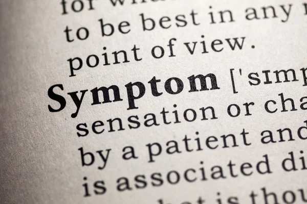 Symptom — Stock Photo, Image