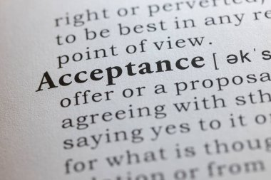 Sahte sözlük kelimesi, kabul sözlüğü tanımı