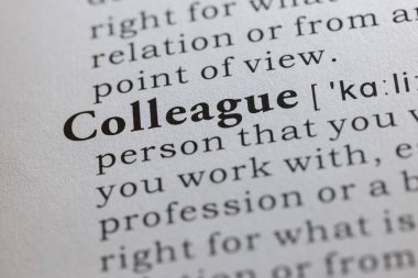 Sahte sözlük, meslektaş sözlüğü tanımı