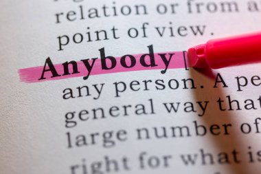 Sahte sözlük, herkesin sözlük tanımı