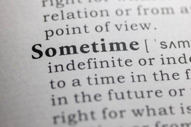 Sahte sözlük kelimesi, sözlük tanımı