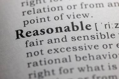 Sahte sözlük, makul sözlük tanımı