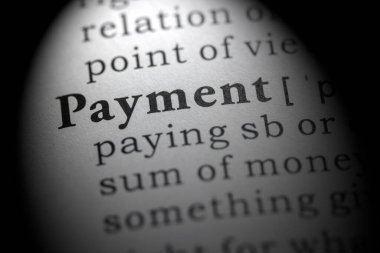 Sahte sözlük, ödemenin sözlük tanımı