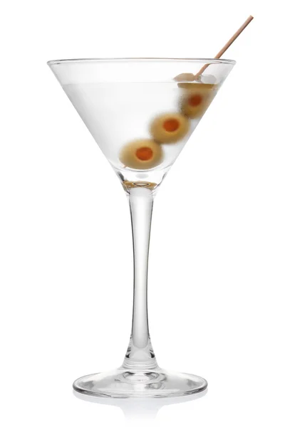 Martini met olijven. — Stockfoto