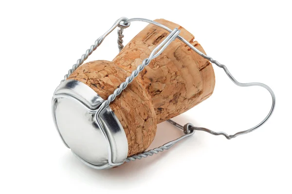 Cork uit champagne fles. — Stockfoto